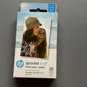 Sprocket photo paper 2x3 “